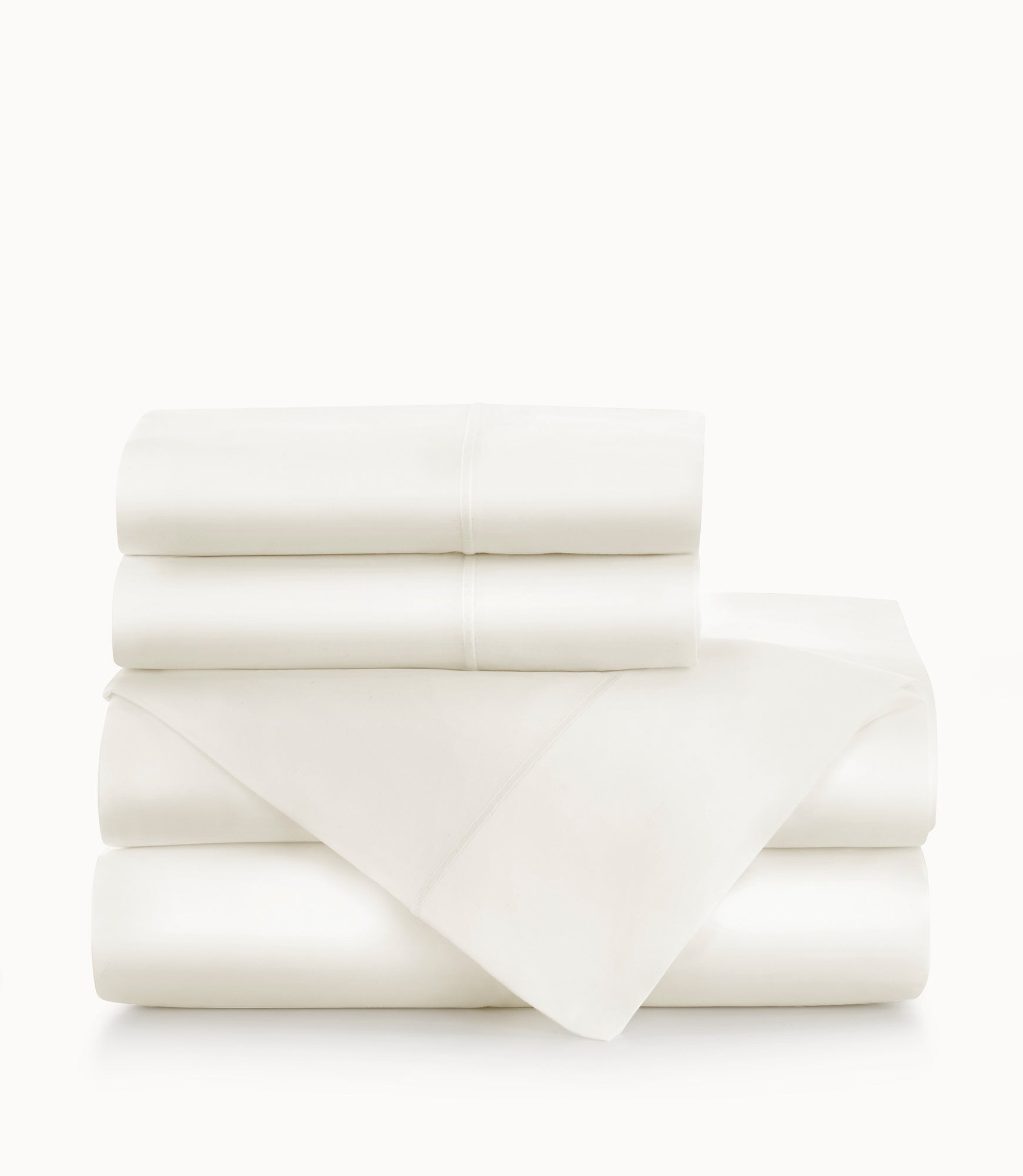 BOUTIQUE IVORY PERCALE SHEET SET