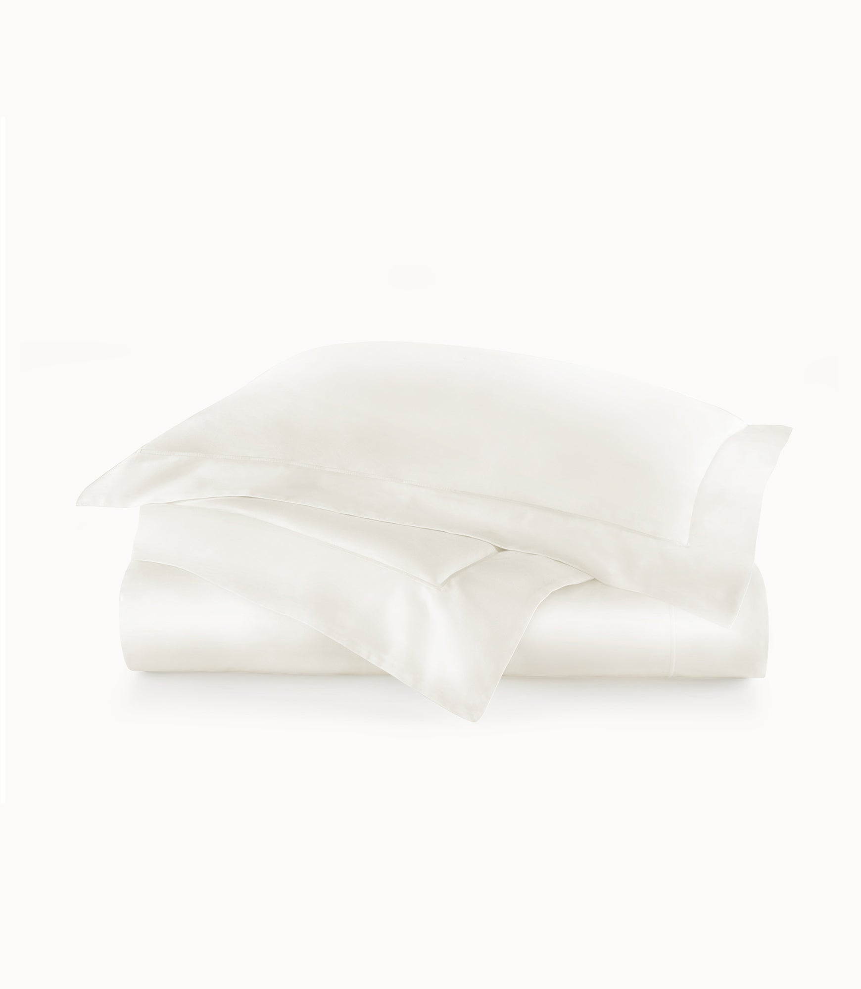 BOUTIQUE IVORY PERCALE DUVET COVER